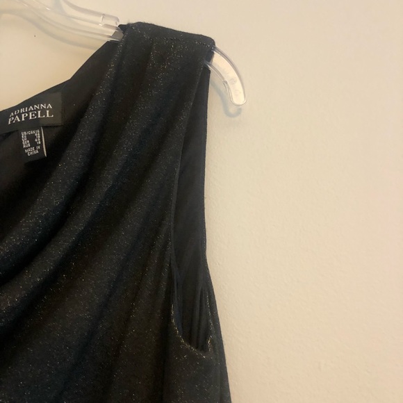 Adrianna Papell Black Gold Evening Dress - Picture 4 of 8